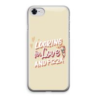 Pizza is the answer: iPhone 8 Transparant Hoesje Pizza is the answer: iPhone 8 Transparant Hoesje