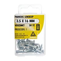 Plaatschroef verz 3,5x16 30st - Deltafix