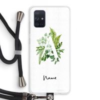 Green Brush: Samsung Galaxy A71 Transparant Hoesje met koord