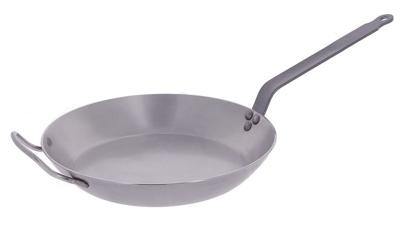 De Buyer Koekenpan Lyonnaise Carbon Plus - Plaatstaal - ø 32 cm - zonder anti-aanbaklaag