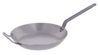 De Buyer Koekenpan Lyonnaise Carbon Plus - Plaatstaal - ø 32 cm - zonder anti-aanbaklaag