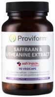 Saffraan 30mg active & theanine 100mg 90 Vegetarische capsules