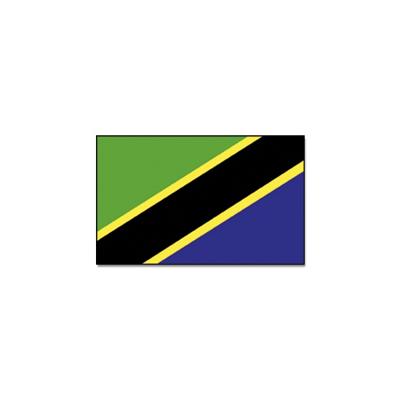Vlag van Tanzania - 90 x 150 cm - Tanzania landen thema - supporters / fans - versiering