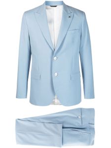 Manuel Ritz costume à veste à simple boutonnage - Bleu