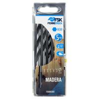 Borenset Ferrestock 3 / 4 / 5 / 6 / 8 mm Hout Zeshoekig