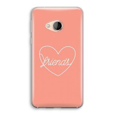 Friends heart: HTC U Play Transparant Hoesje