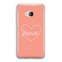 Friends heart: HTC U Play Transparant Hoesje
