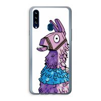 Lama: Samsung Galaxy A20s Transparant Hoesje