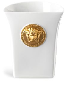 Versace petit vase Medusa Madness - Blanc