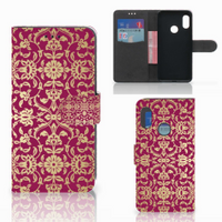 Wallet Case Xiaomi Mi A2 Lite Barok Pink - thumbnail