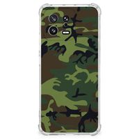 Xiaomi 13 Doorzichtige Silicone Hoesje Army Dark