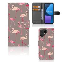 Fairphone 5 | Telefoonhoesje | Met pasjeshouder | Flamingo