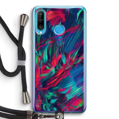 Pilgrims Of The Sea: Huawei P30 Lite Transparant Hoesje met koord