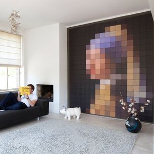 IXXI Meisje met de Parel Pixel Wandsysteem 160 x 180 cm
