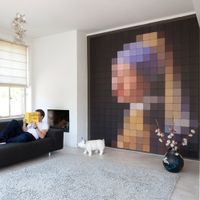 IXXI Meisje met de Parel Pixel Wandsysteem 160 x 180 cm - thumbnail