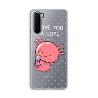 Love You A Lotl: OnePlus Nord Transparant Hoesje