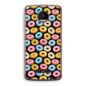Pink donuts: Motorola Moto Z Force Transparant Hoesje