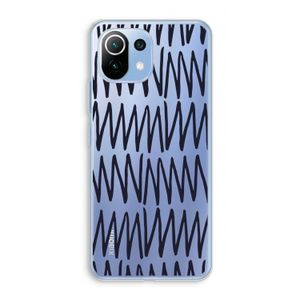 Marrakech Zigzag: Xiaomi Mi 11 Lite Transparant Hoesje