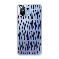 Marrakech Zigzag: Xiaomi Mi 11 Lite Transparant Hoesje