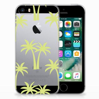 Apple iPhone SE | 5S | TPU Case | Palmtrees