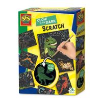 SES Creative Glow in the dark scratch - Dinos - thumbnail