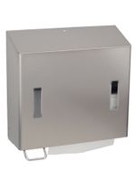 SanTRAL SanTRAL combinatiedispenser handdoek- & zeepdispenser - RVS