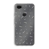 Hipster stripes: Google Pixel 3a Transparant Hoesje