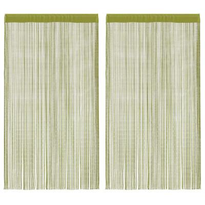 VidaXL Draadgordijnen 140x250 cm groen 2 st