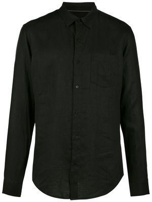 Osklen chemise classique en lin - Noir