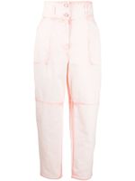 Alberta Ferretti pantalon à coupe cinq poches - Rose