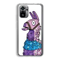 Lama: Xiaomi Redmi Note 10S Transparant Hoesje