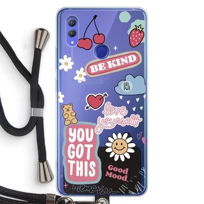 Positivity: Honor Note 10 Transparant Hoesje met koord