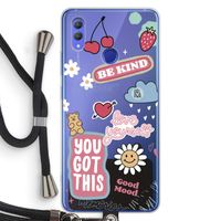 Positivity: Honor Note 10 Transparant Hoesje met koord