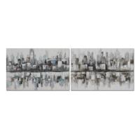 Schilderij DKD Home Decor 120 x 2,8 x 80 cm Abstract Loft (2 Stuks)