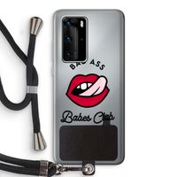 Badass Babes Club: Huawei P40 Pro Transparant Hoesje met koord