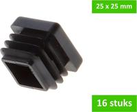 Insteekdop 25x25mm zwt 16st - Deltafix