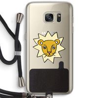 Kleine leeuw: Samsung Galaxy S7 Transparant Hoesje met koord