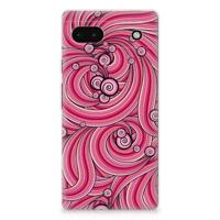 Google Pixel 6A | Hoesje maken | Swirl Pink