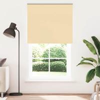 VidaXL Rolgordijn verduisterend 120x230 cm stofbreedte 116,6 cm beige