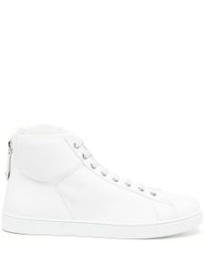 Gianvito Rossi baskets montantes Peter en cuir - Blanc