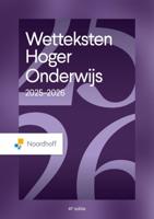 Wetteksten hoger onderwijs 2025-2026 (Paperback)