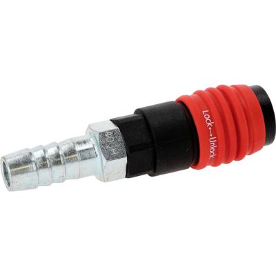3-in-1 universele persluchtveiligheidskoppeling, 14,5 mm met slangtule KS Tools 999.9103