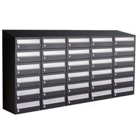 Allux Hive Set 5-Breed, 6-Hoog Met Dak Zwart - 40030070_5x6d