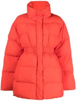 PINKO parka courte à col montant - Orange