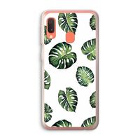 Tropische bladeren: Samsung Galaxy A20e Transparant Hoesje