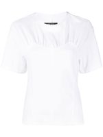 ISABEL MARANT t-shirt Zazie à empiècements contrastants - Blanc - thumbnail