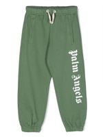 Palm Angels Kids pantalon de jogging à logo imprimé - Vert - thumbnail