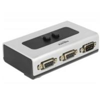 Delock DeLock - Switch - 3 x seriell - Desktop, wandmontierbar Seriële switch
