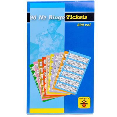 Longfield Games bingokaarten, 600 vel