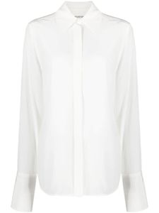 Sportmax chemise Leila en soie - Blanc